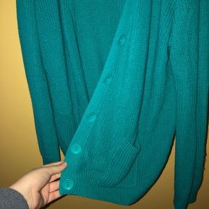 Teal Cardigan